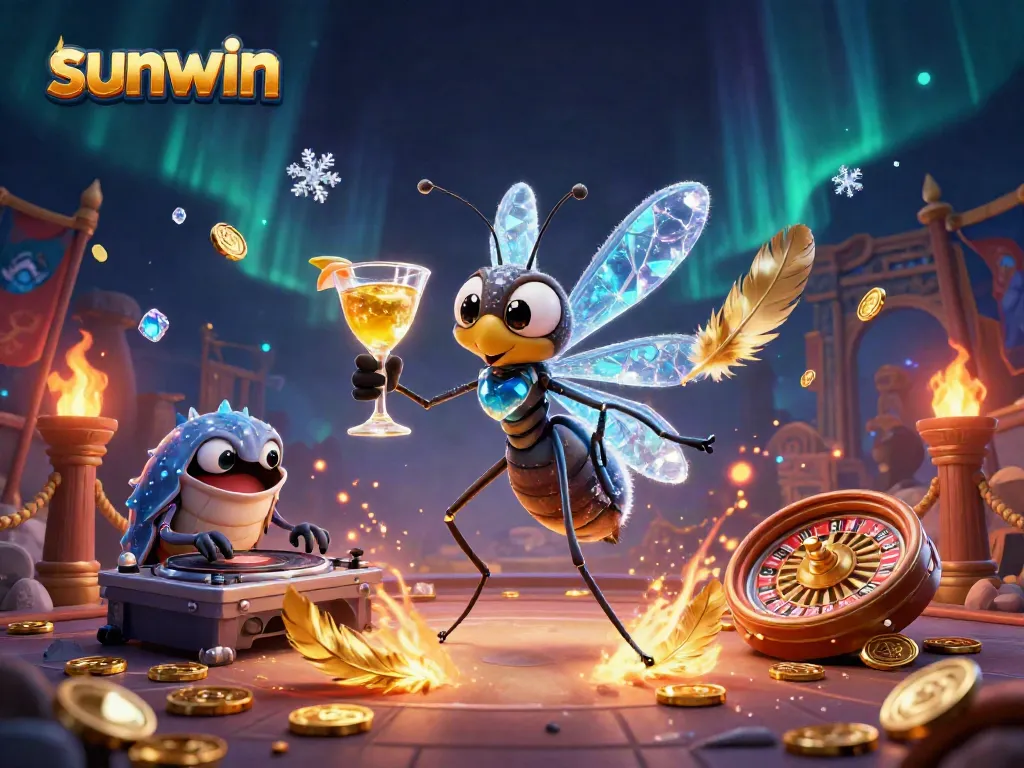 Experience the thrill of gaming with sunwin’s dynamic casino mascot and captivating elements.